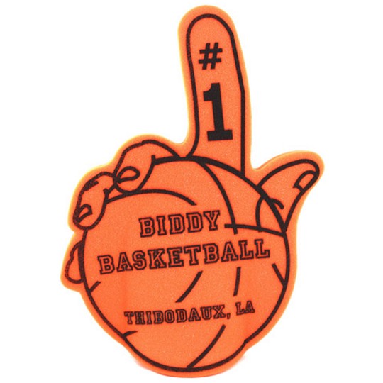 Custom Foam Fingers HAB306 Large Basketball Foam Hand